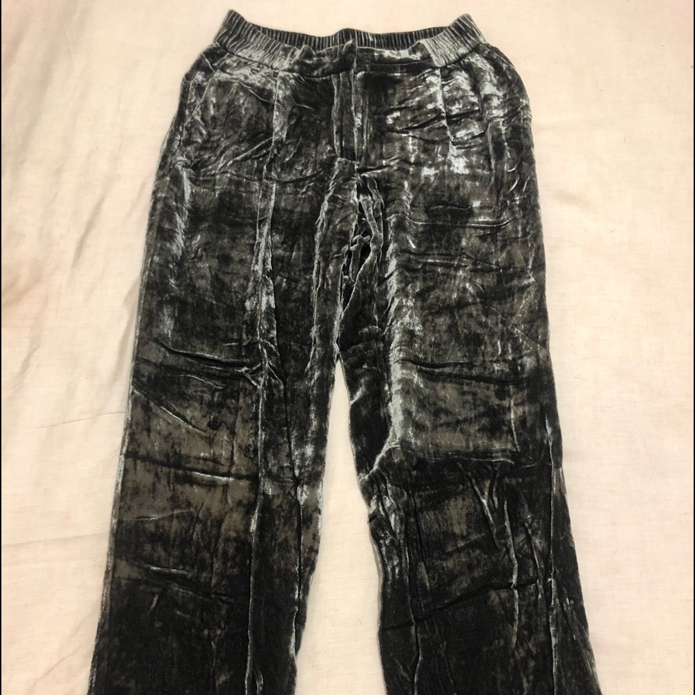 Velvet Ombré Trousers